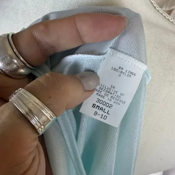 Katz sz. Small vintage blue night gown, Wendy, classic, summer, feminine #4148 - Picture 7 of 10
